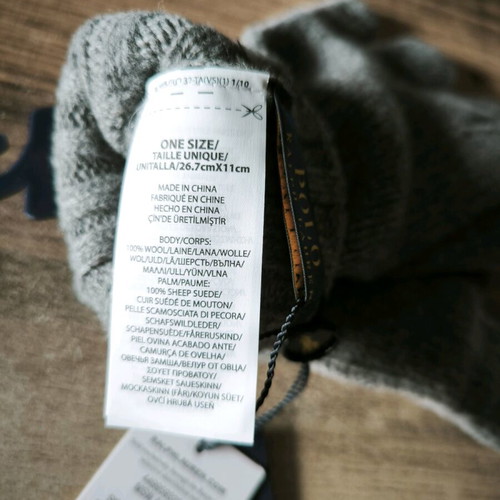 Polo Ralph Lauren gloves new, one size, gray and beige