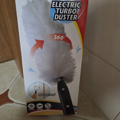 CleanRite Electric Turbo Duster new with 360° motorized microfiber head