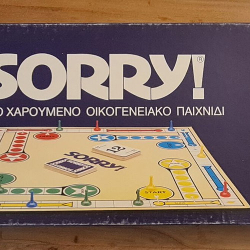 Sorry Nilco 4423 board game like new, 1990s edition