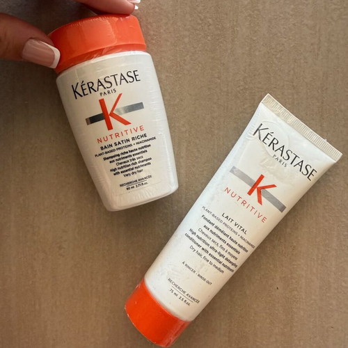 Kérastase Nutritive Bain Satin Shampoo and Lait Vital Conditioner new