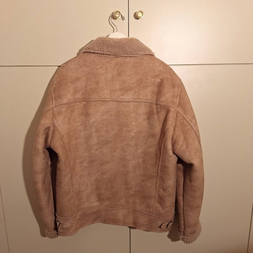Aviator jacket Zara camel with sheep fur lining, like new, size L