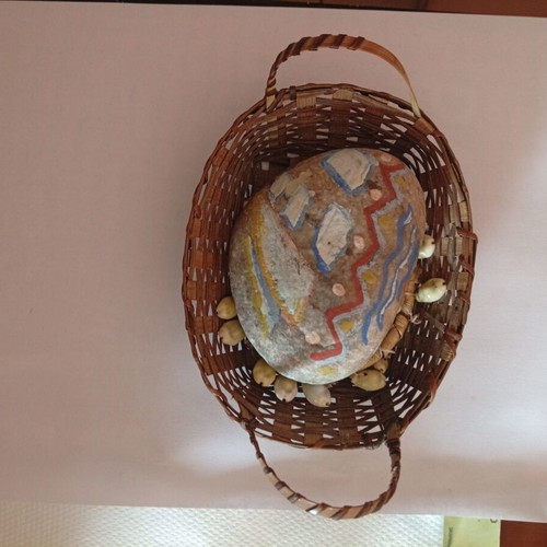 Decorative stone painting new