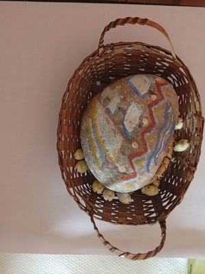 Decorative stone painting new