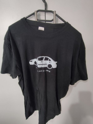 T-shirt Almera N16 μαύρο XL σαν καινούργιο με στάμπα Nissan sedan