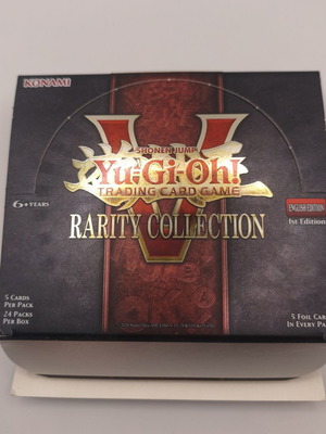Yu-Gi-Oh! Rarity Collection V Booster Box empty, English Edition 1st Edition used
