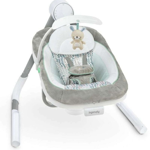 Ingenuity Relax Baby Swing Like New, Dual-Direction White