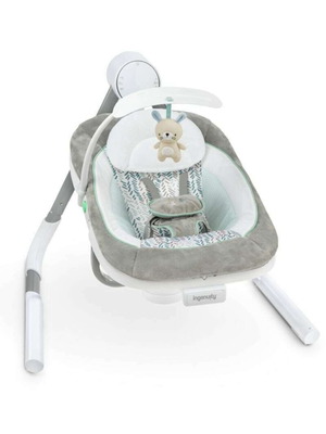 Ingenuity Relax Baby Swing Like New, Dual-Direction White