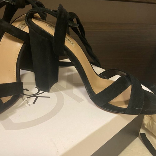 Steve Madden sandals used, black, size 39