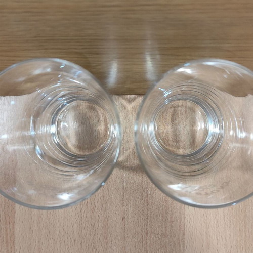 Marston's beer set of two promotional glasses like new