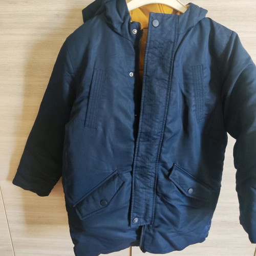 Marks & Spencer reversible jacket for 10-11 years like new, blue and yellow