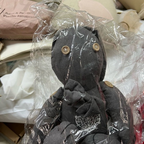 Door stopper rabbit new, gray, large