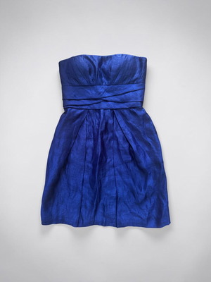 Maxandcleo strapless blue dress size 6, new