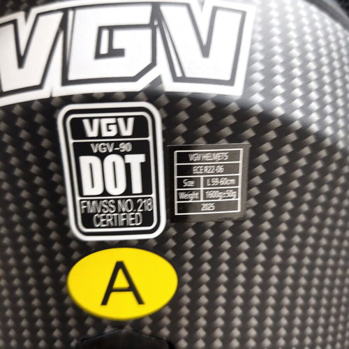 Helmet carbon look large flip up sun visor new