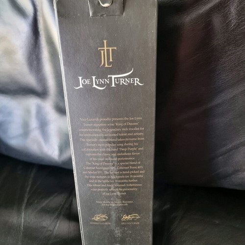 Joe Lynn Turner wine like new, Rock Of Angels Records 2018