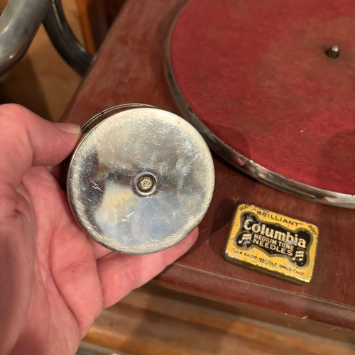 His Master Voice vintage needle box used from 1920s