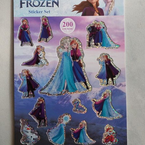 Frozen Disney stickers new, set of 200 pieces