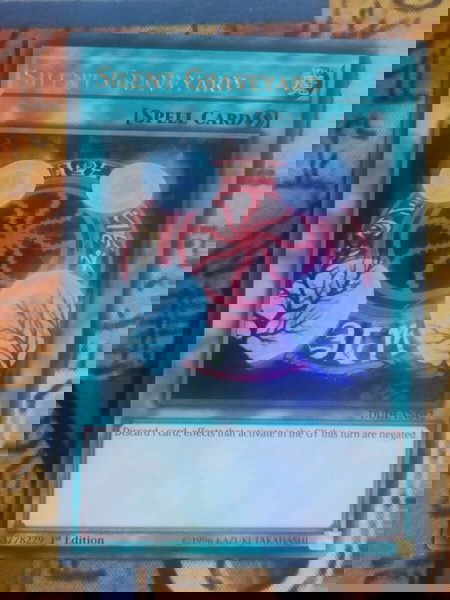 1) Silent Graveyard (Ultra Rare, Yugioh)
