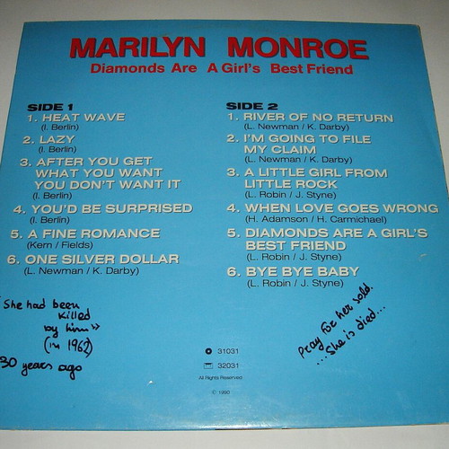 Marilyn Monroe Diamonds Are A Girl's Best Friend LP μεταχειρισμένο