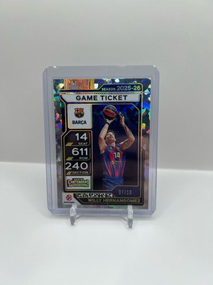 Panini Euroleague Willy Hernangomez Game Ticket 2025/26 like new