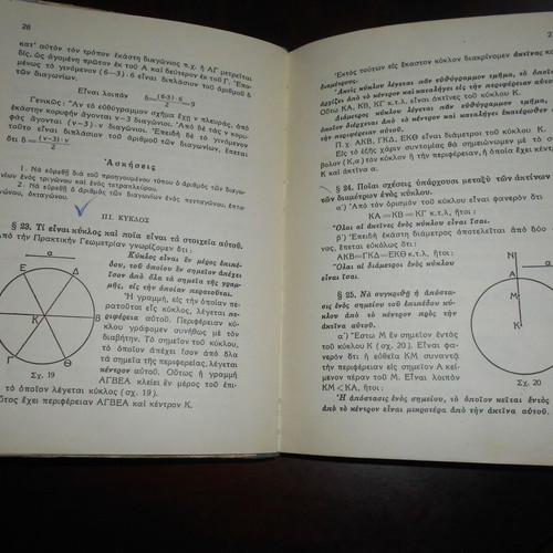 Theoretical Geometry used, N.D. Nikolaou, O.E.S.V. 1956