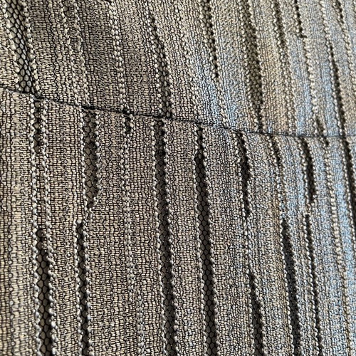 Lotus Eaters knitted silver metallic skirt new, size Small