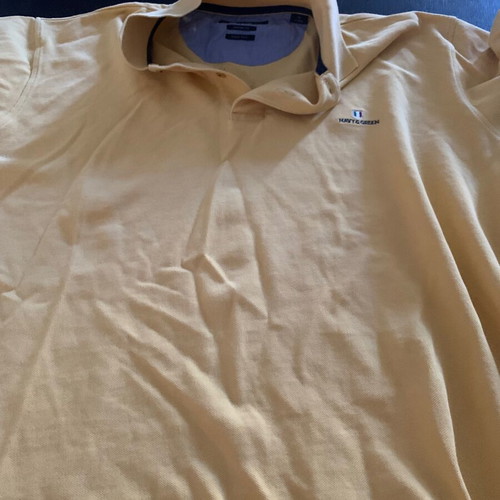 Polo shirts like new, navy and green, yellow and green, XL
