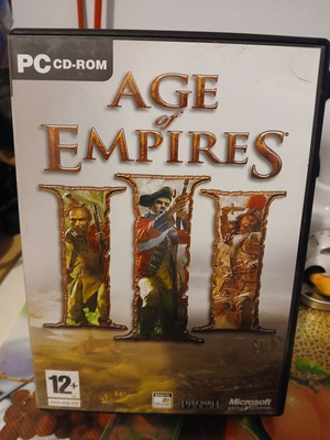 Age of Empires III παιχνίδι PC CD-ROM με εγχειρίδιο, damages on the back