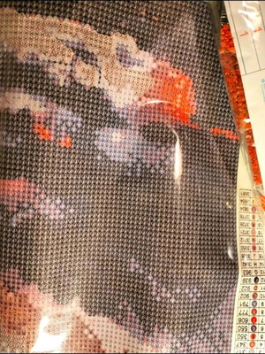 Diamond painting καινούργιο, διαστάσεις 30x40cm, με κουτί