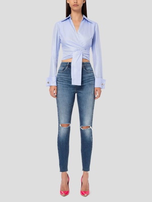 Elisabetta Franchi high waisted jeans size 25 XS, blue