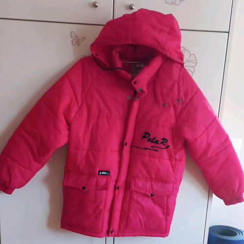 Polar waterproof jacket pink like new, size M-L