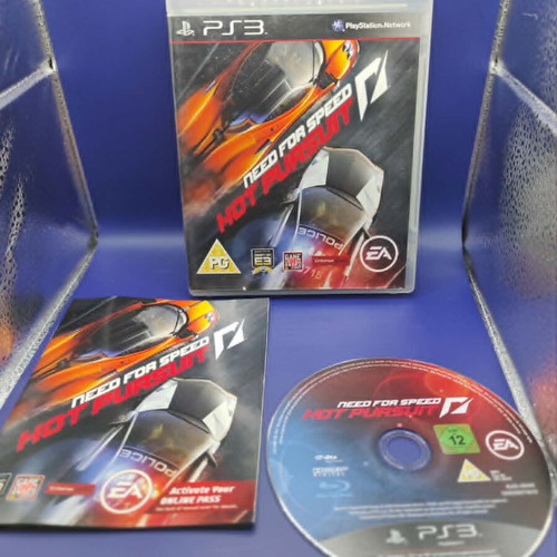 Need for Speed Hot Pursuit PS3 game like new, complete set