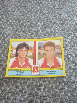 Αυτοκόλλητο Panini Ελληνικό Ποδόσφαιρο 1995 Γανικας/Παντσεφ Πανσερραϊκός #454 καινούργιο