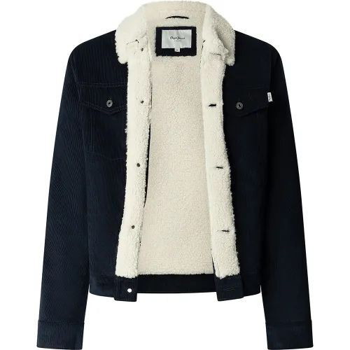 Pepe Jeans Joshua jacket new men's winter teddy sherpa blue M-L