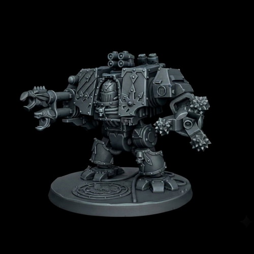 Heavy Grimdark Walker Mech miniature