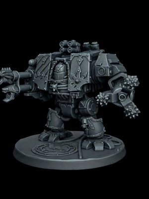 Heavy Grimdark Walker Mech miniature