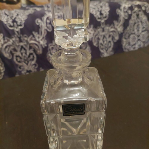 Celeste crystal carafe new