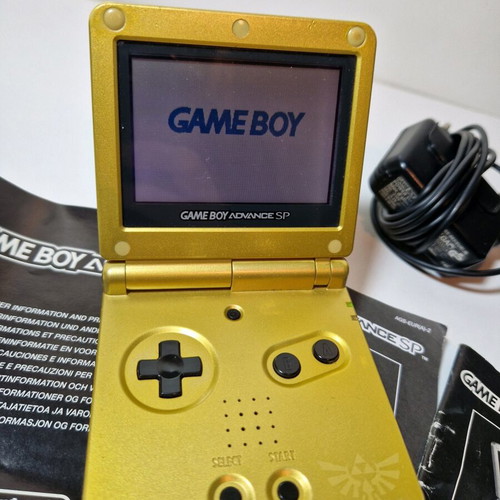 Nintendo Game Boy Advance SP Zelda edition μεταχειρισμένο με φορτιστή και 3 εγχειρίδια