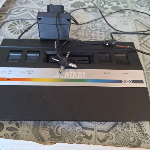 Atari 2600 Darth Vader console with 2 joysticks and 5 games