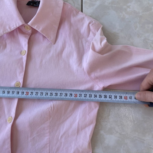 Pink cropped blouse like new, size XS