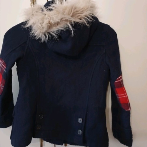 Boys' jacket like new, size 128 cm, blue Oreo color