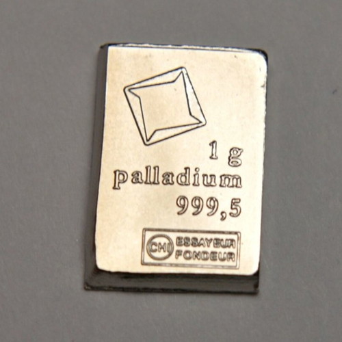 Palladium Bar 1g 999.5 Valcambi Suisse new