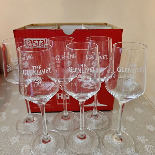 Glenlivet Tasting Glasses set of 6 new