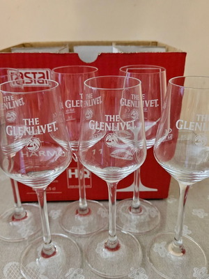 Комплект от 6 нови чаши за дегустация Glenlivet
