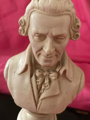 Haydn musician bust like new, plaster, antique