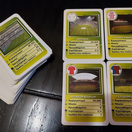 The Most Beautiful Stadiums in the World card game like new