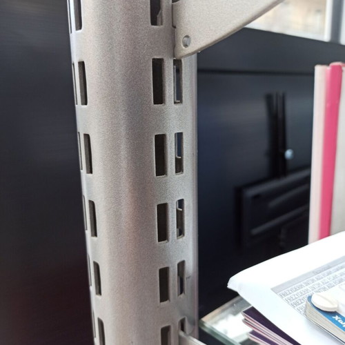 Aluminum Display Columns and Glass Shelves Like New