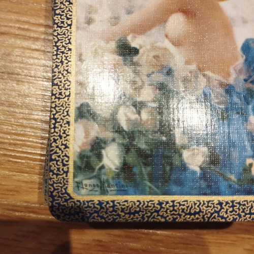 Collectible playing cards used, set of 2