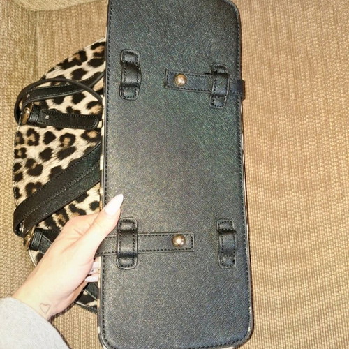 Verde shoulder bag new with animal print