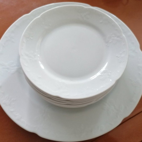 AK Kaiser Vintage Porcelain Pasta Serving Set for 8, like new