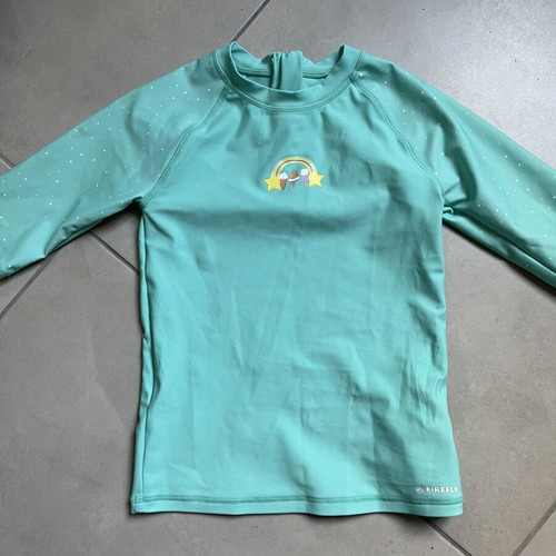 Firefly UV sun protection shirt, turquoise, size 128 cm, age 7-8